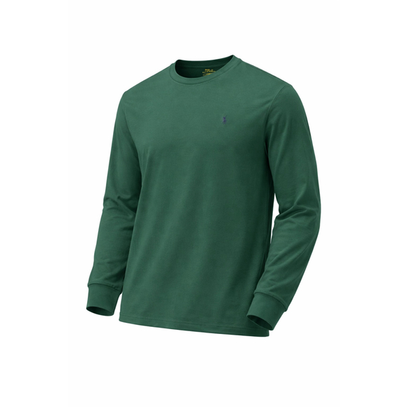 Polo Ralph Lauren Other - Ralph Lauren Polo Mens Long Sleeve Pony Logo Crew Neck Shirt Green/Navy Sz L